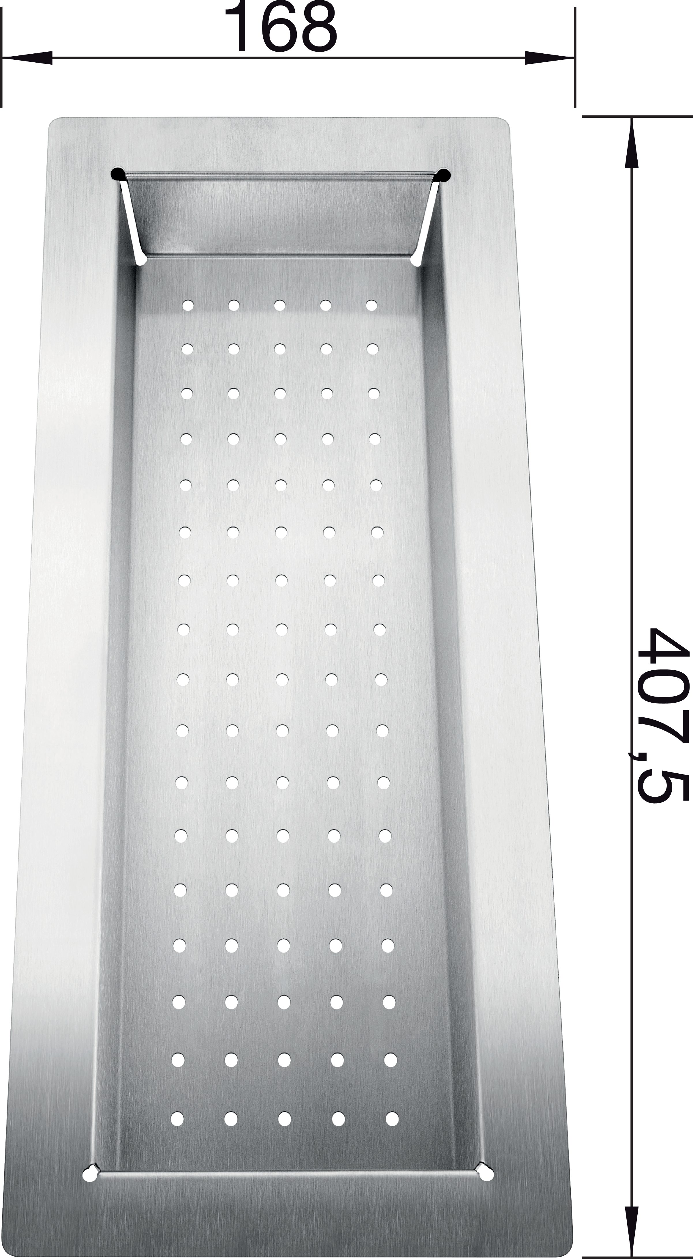 BLANCO Skylleskål rustfrit stål SUBLINE KP